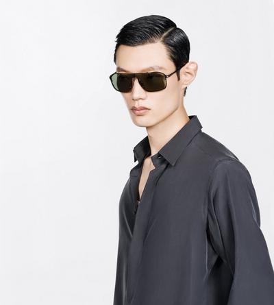 TOM FORD  GOLD/GREEN ROCK-02 SUNGLASSES