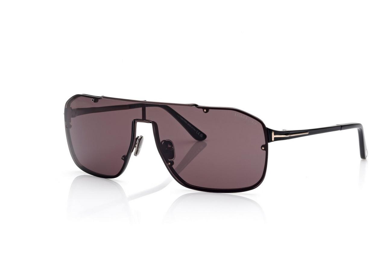 TOM FORD  GUNMETAL ROCK-02 SUNGLASSES