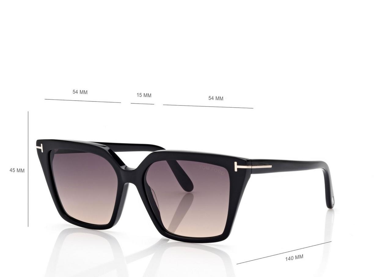 TOM FORD  BLACK ERIN-02 SUNGLASSES