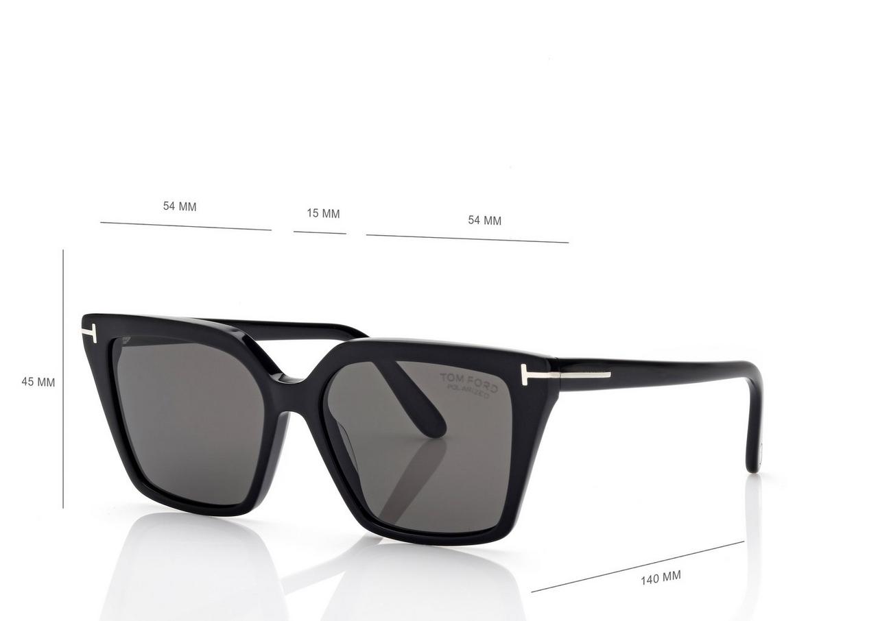 TOM FORD  BLACK ERIN-02 SUNGLASSES