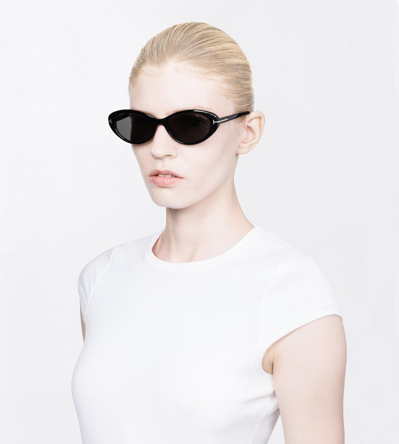 TOM FORD  BLACK CELINA-02 SUNGLASSES