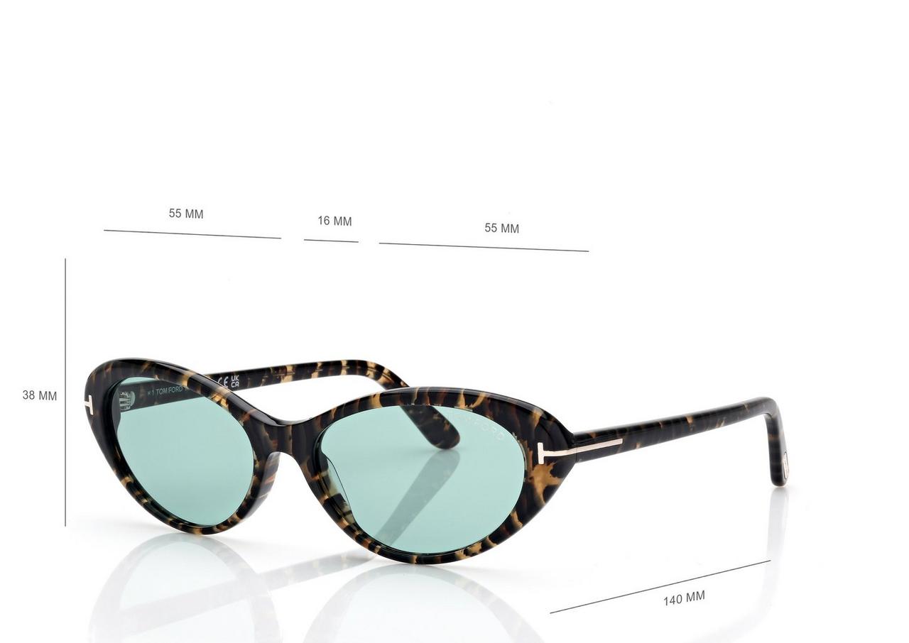 TOM FORD  HAVANA/GREEN GAFAS DE SOL CELINA-02