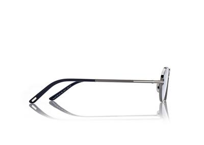 TOM FORD  GUNMETAL/BLUE GINA-02 SUNGLASSES