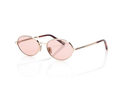 TOM FORD  ROSE GOLD GINA-02 SUNGLASSES