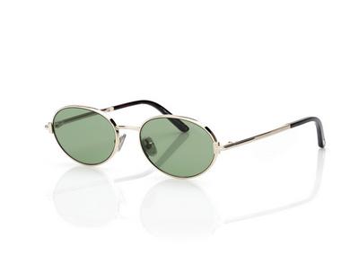 TOM FORD  GOLD/GREEN GINA-02 SUNGLASSES