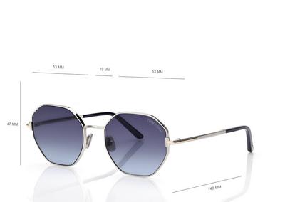 TOM FORD  BLUE FRANCESCA-02 SUNGLASSES