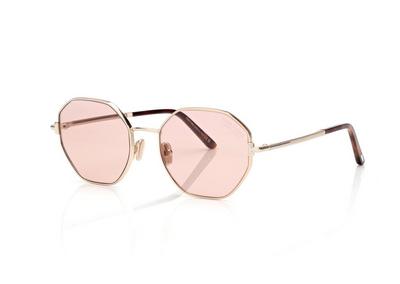 TOM FORD  ROSE GOLD FRANCESCA-02 SUNGLASSES