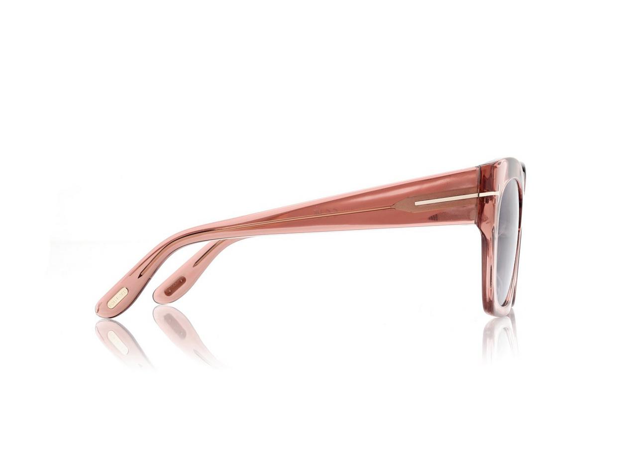 TOM FORD OM shiny pink / smoke JONI SUNGLASSES