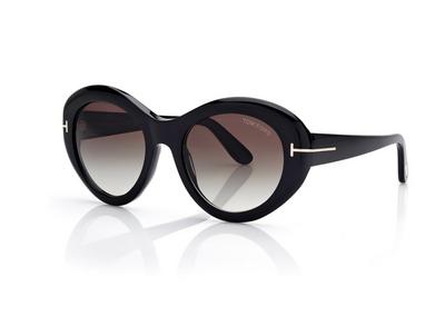 TOM FORD OM BLACK ELODIE SUNGLASSES