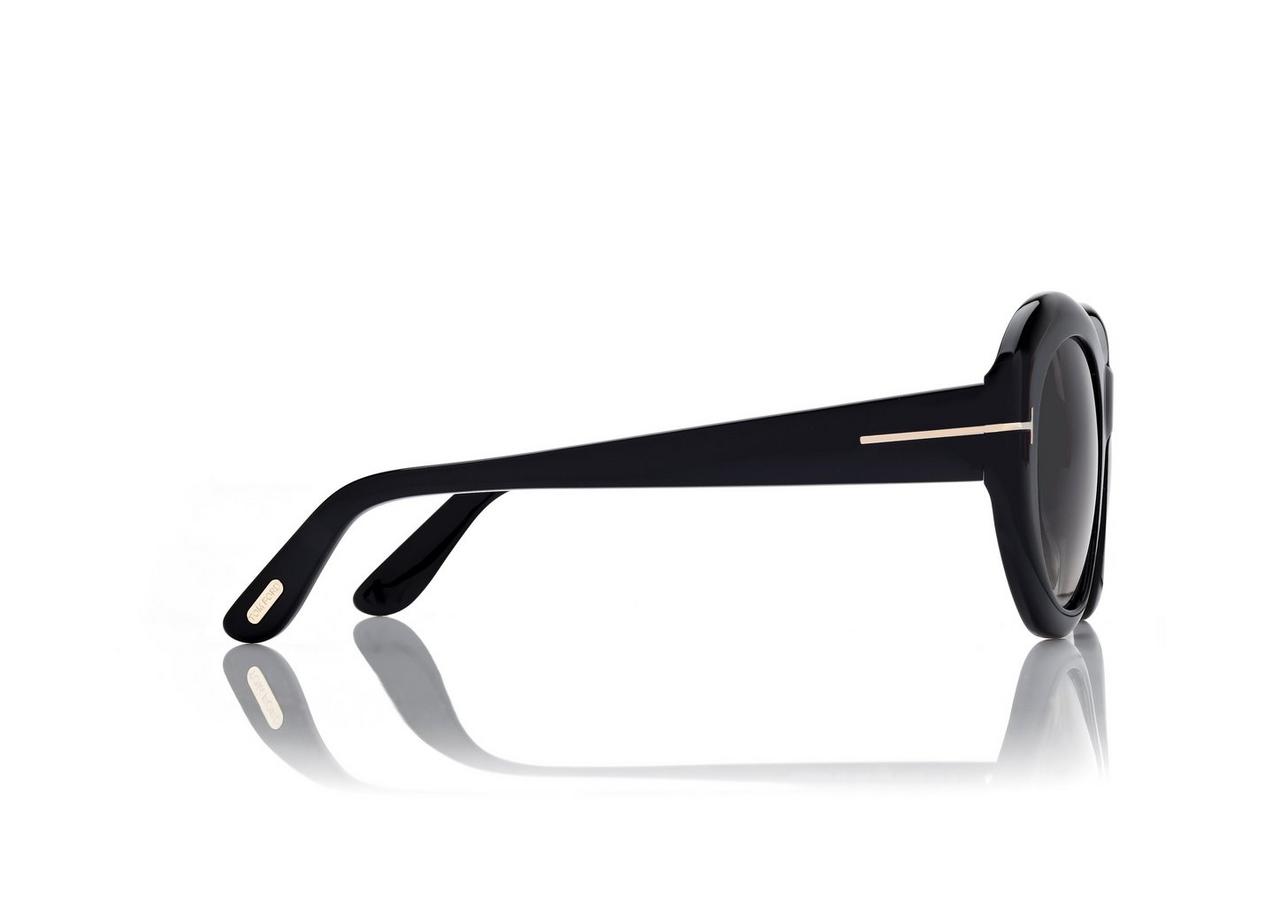 TOM FORD OM BLACK ELODIE SUNGLASSES