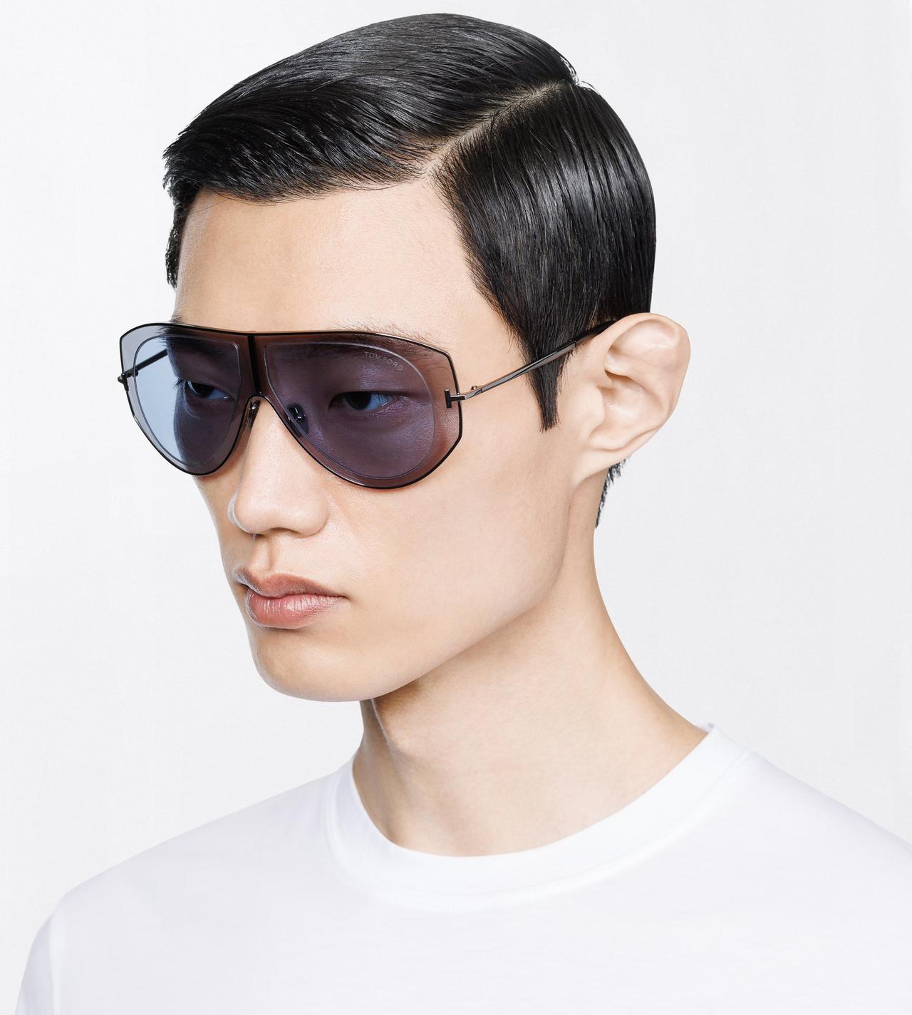 TOM FORD  GREY CADE-02 SUNGLASSES