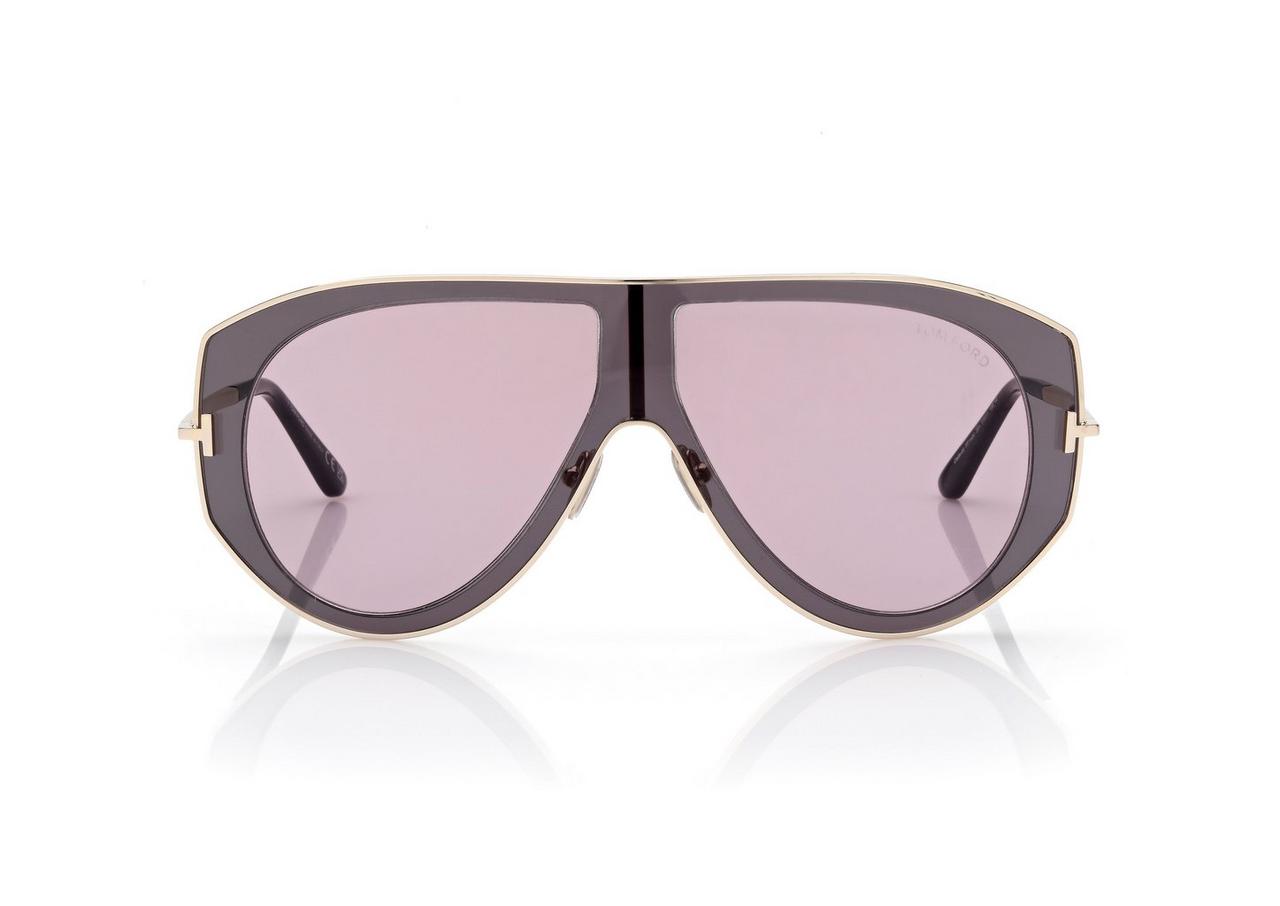 TOM FORD  GREY/OTHER / SMOKE LUNETTES DE SOLEIL CADE-02