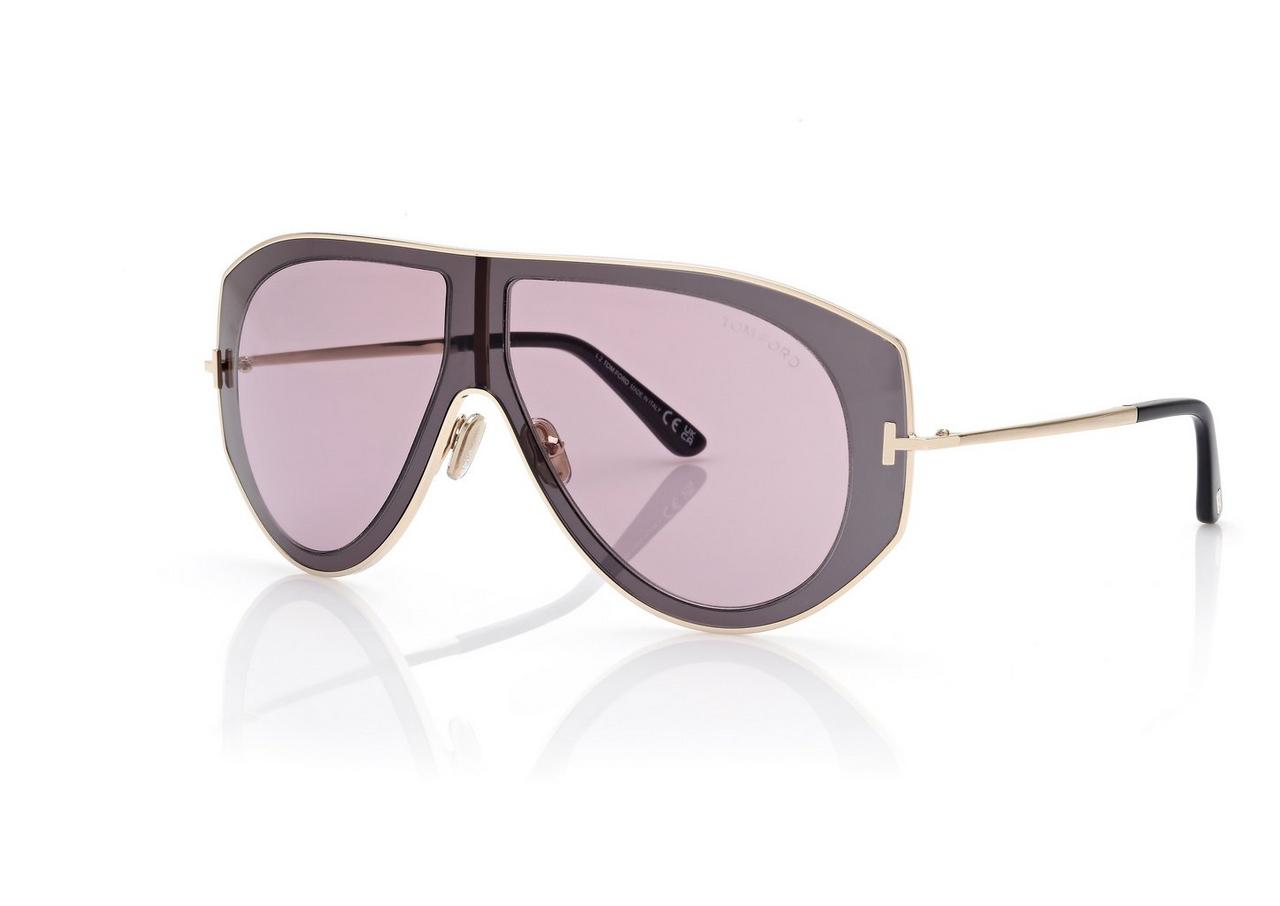 TOM FORD  GREY/OTHER / SMOKE LUNETTES DE SOLEIL CADE-02