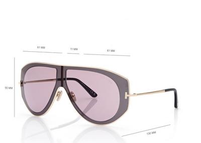 TOM FORD  GREY/OTHER / SMOKE LUNETTES DE SOLEIL CADE-02