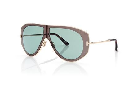 TOM FORD  GREY / OTHER / GREEN CADE-02 SUNGLASSES