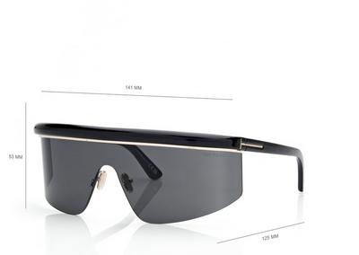 TOM FORD  BLACK WEST-02 SUNGLASSES