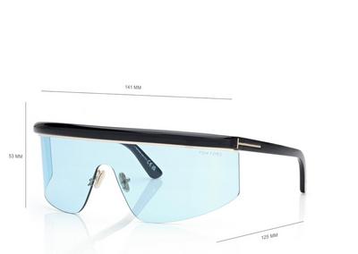 TOM FORD  BLACK WEST-02 SUNGLASSES