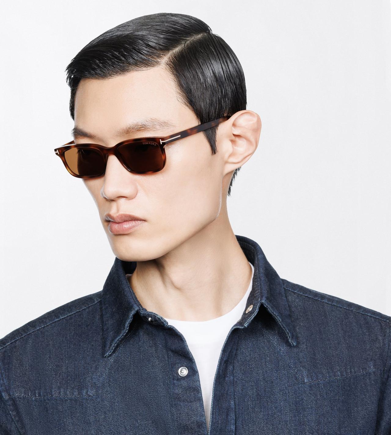 TOM FORD  VINTAGE HAVANA SCOUT-02 SUNGLASSES