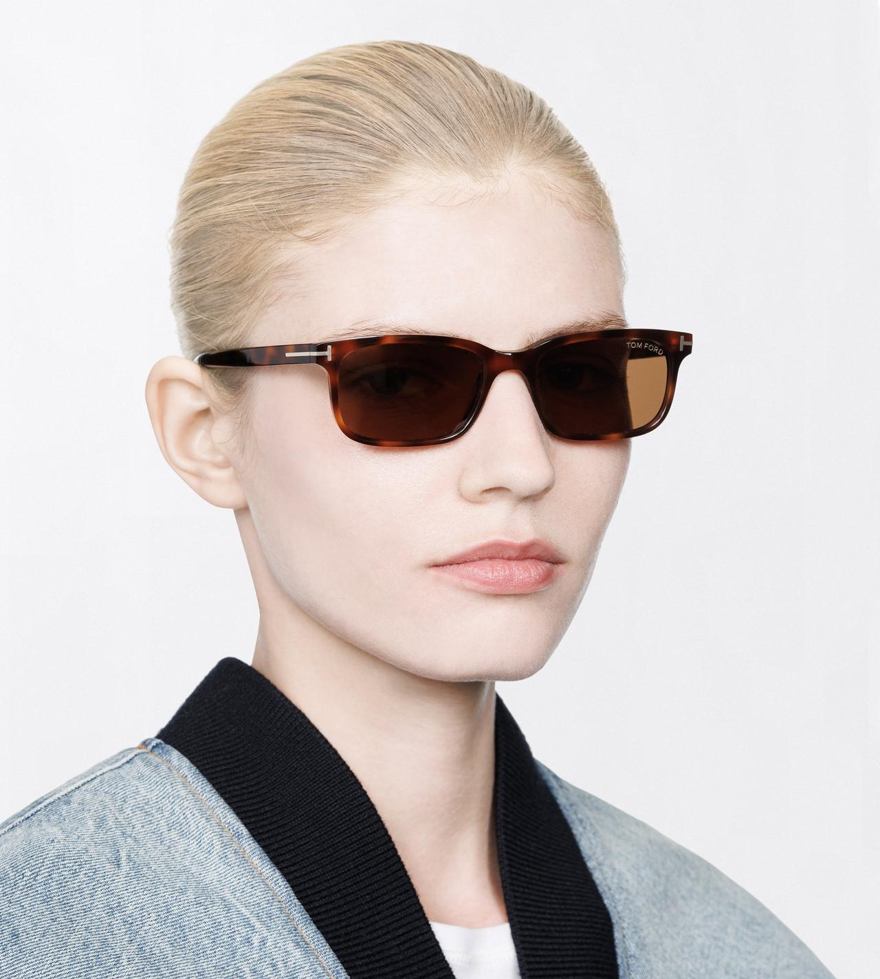 TOM FORD  VINTAGE HAVANA SCOUT-02 SUNGLASSES