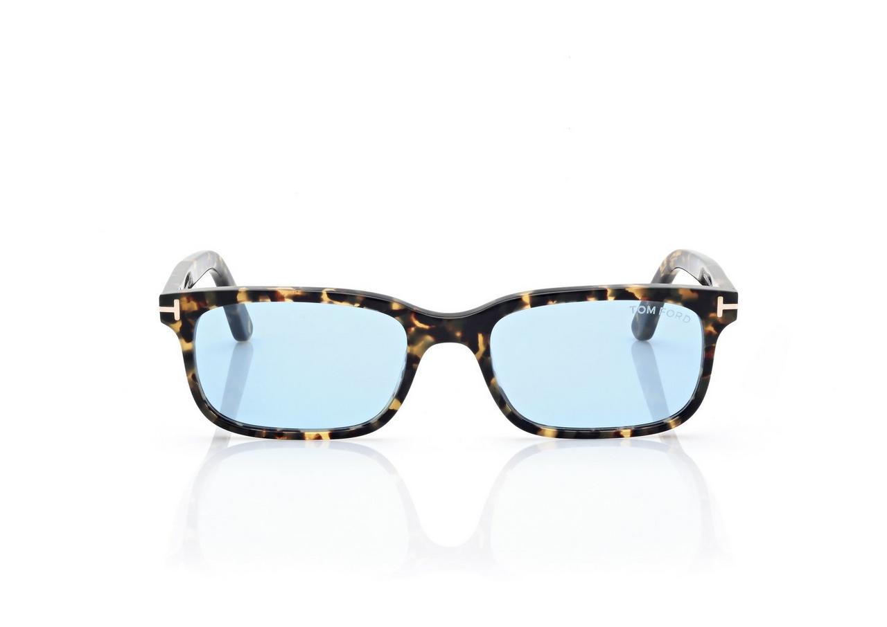 TOM FORD  DARK HAVANA/BLUE SCOUT-02 SUNGLASSES