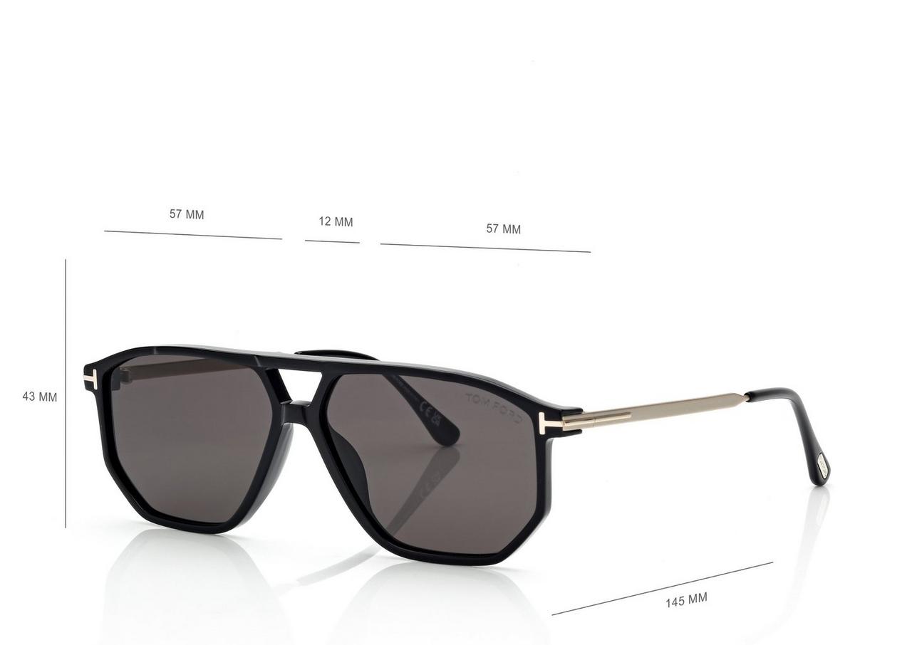 TOM FORD  BLACK BILLIE-02 SUNGLASSES