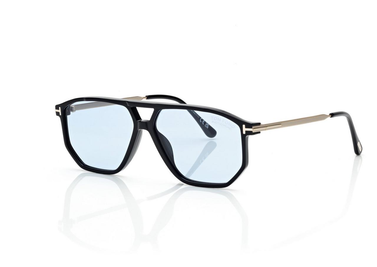 TOM FORD  BLACK/BLUE BILLIE-02 SUNGLASSES