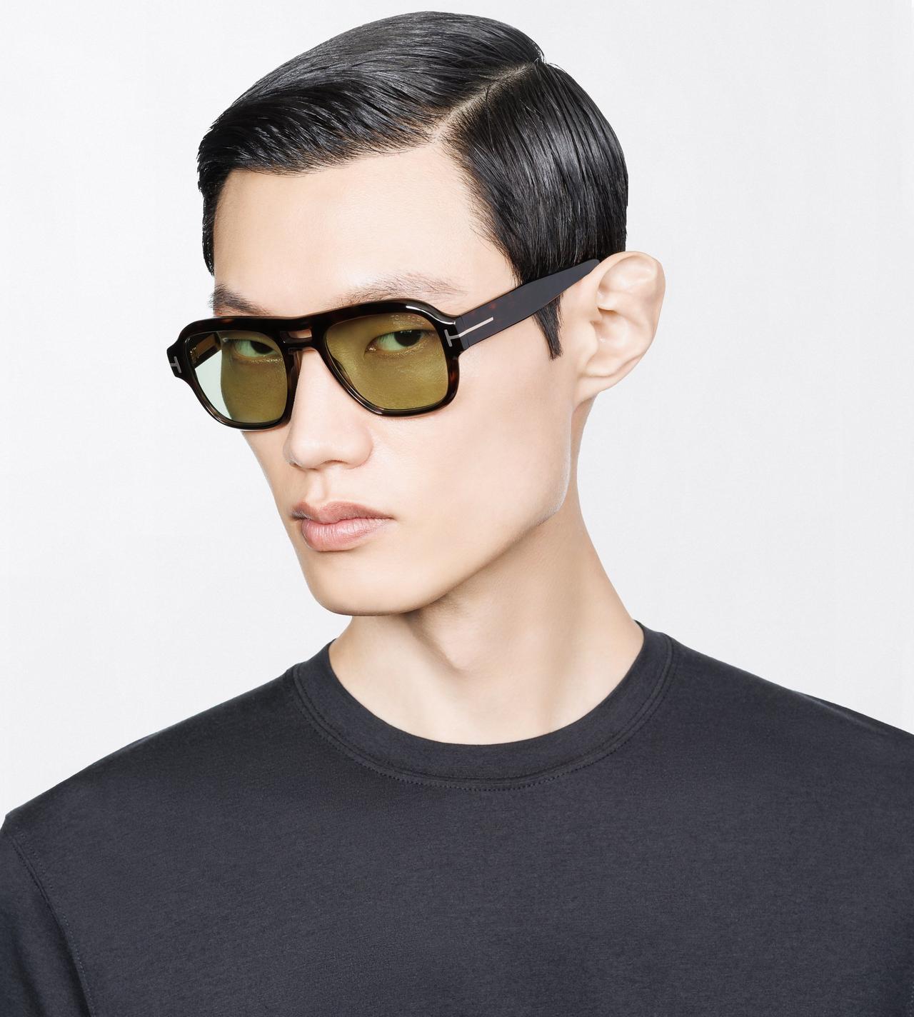 TOM FORD  DARK HAVANA MASON-02 SUNGLASSES