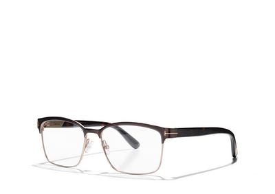 TOM FORD Metal BROWN SQUARE METAL OPTICAL FRAME