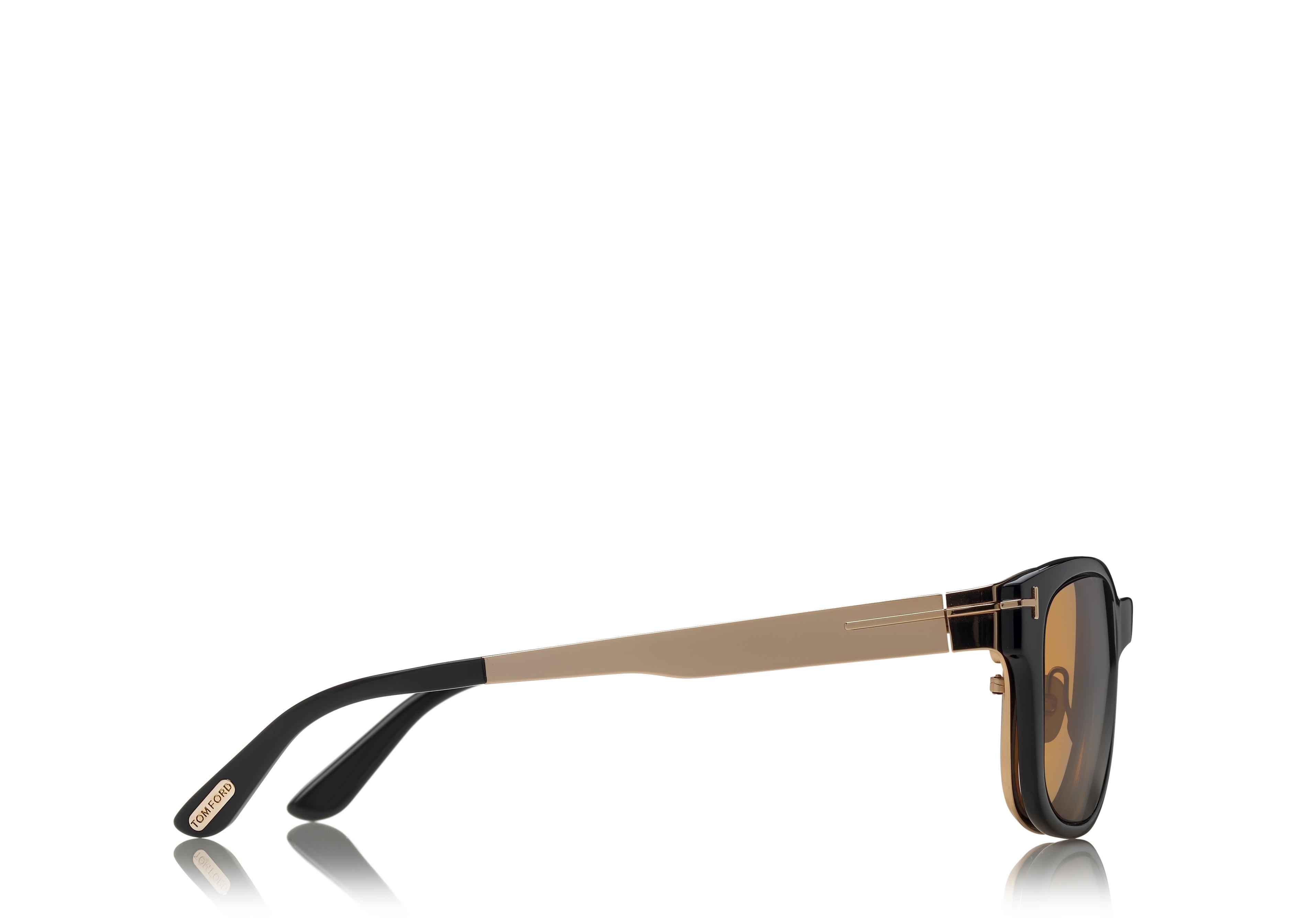 SOFT SQUARE OPTICAL FRAME WITH MAGNETIC CLIP | TOM FORD Fashion