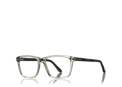 TOM FORD ACETATE GREY/OTHER BLUE BLOCK SQUARE OPTICALS