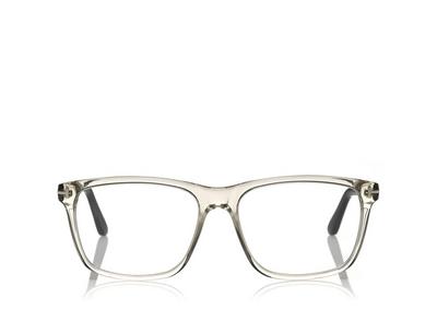 TOM FORD ACETATE GREY/OTHER BLUE BLOCK SQUARE OPTICALS