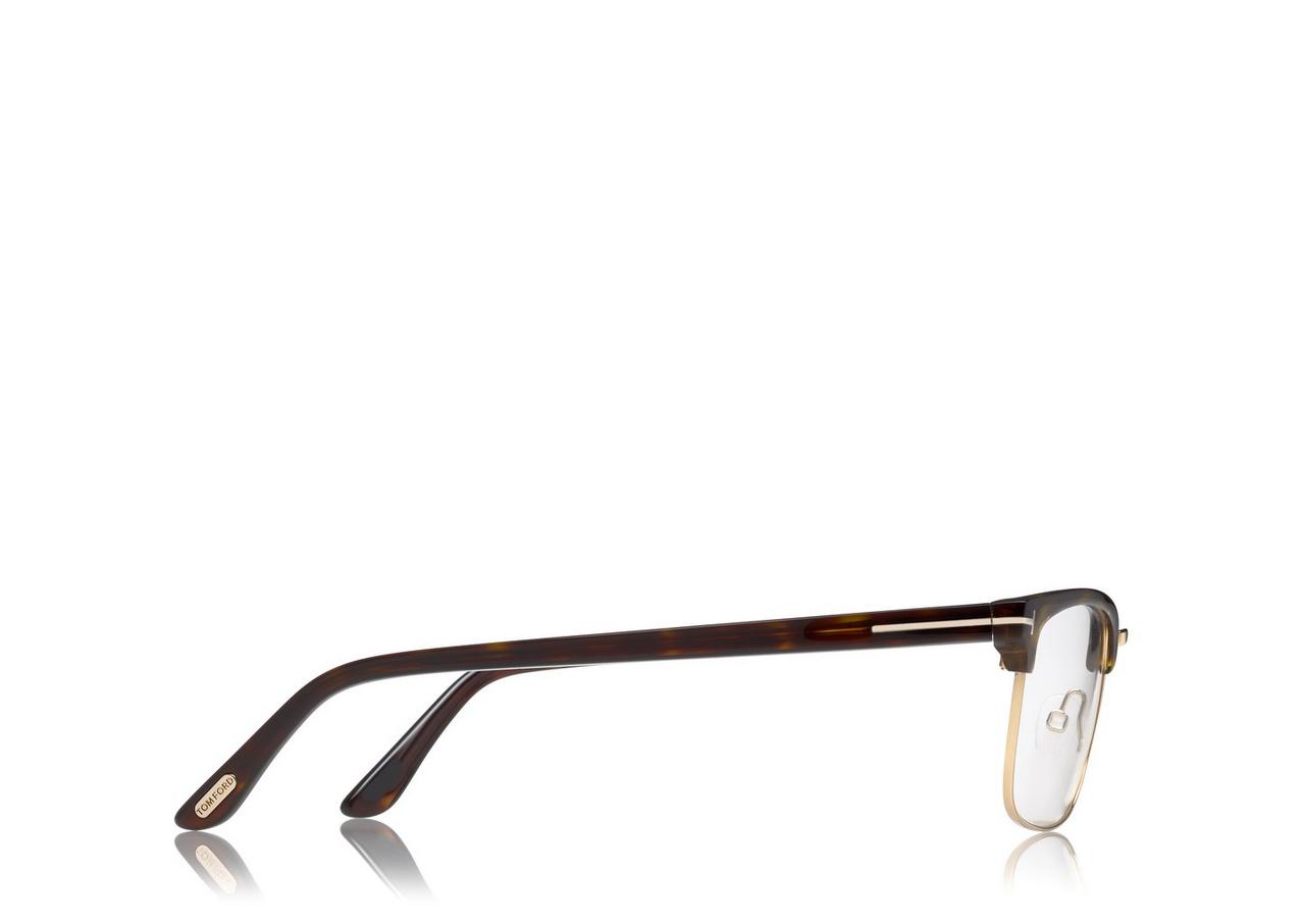 Tom ford half outlet rim glasses