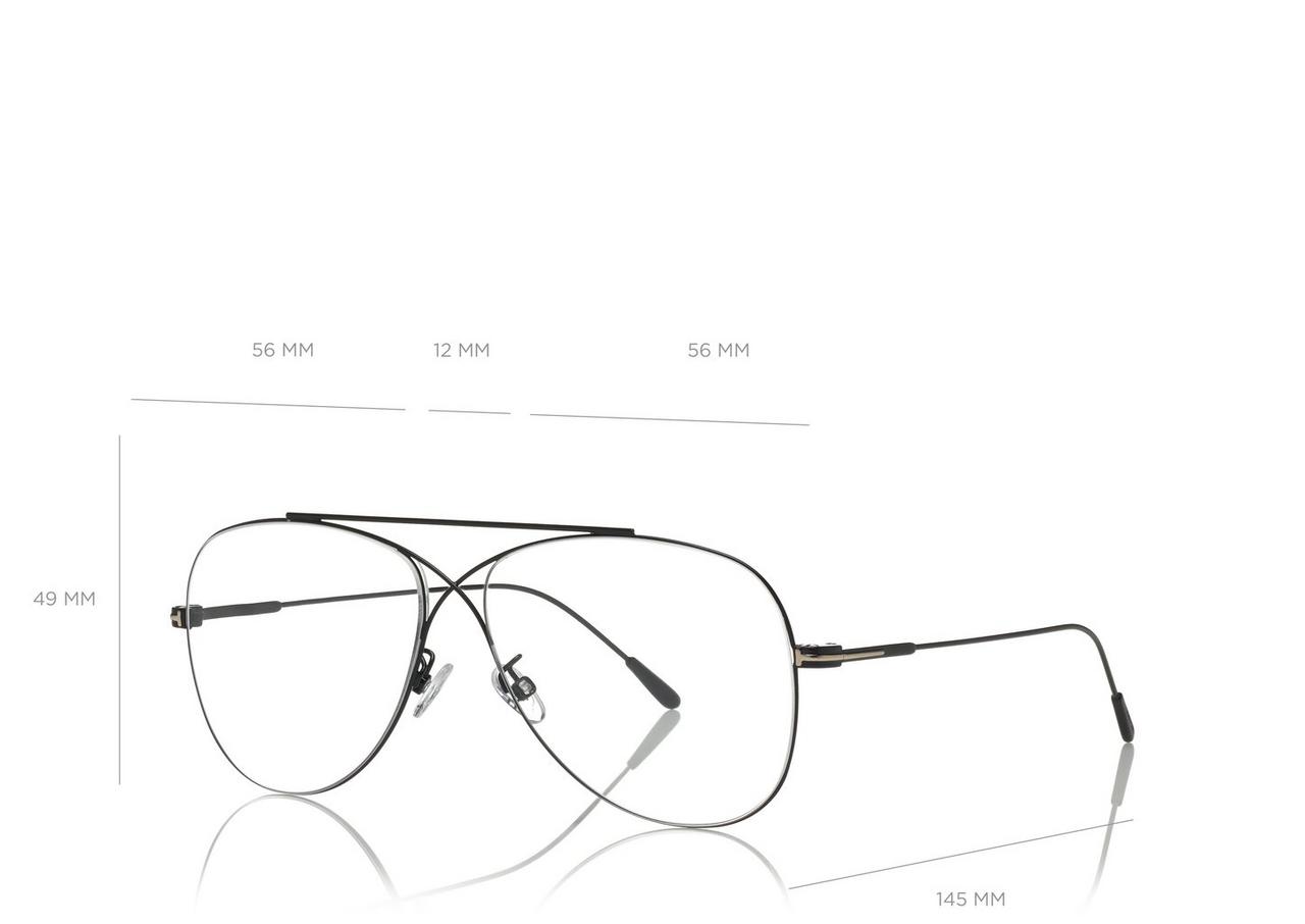 Tom ford metal cheap criss cross aviators