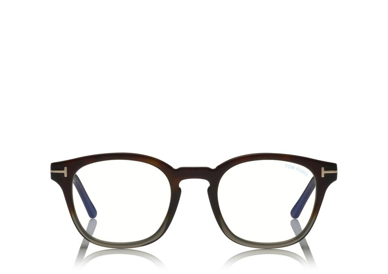 BLUE BLOCK SOFT ROUND OPTICALS image number 0