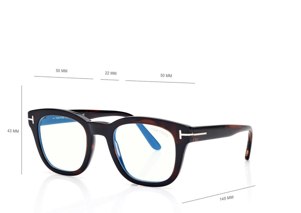 BLUE BLOCK SOFT SQUARE OPTICALS image number 3