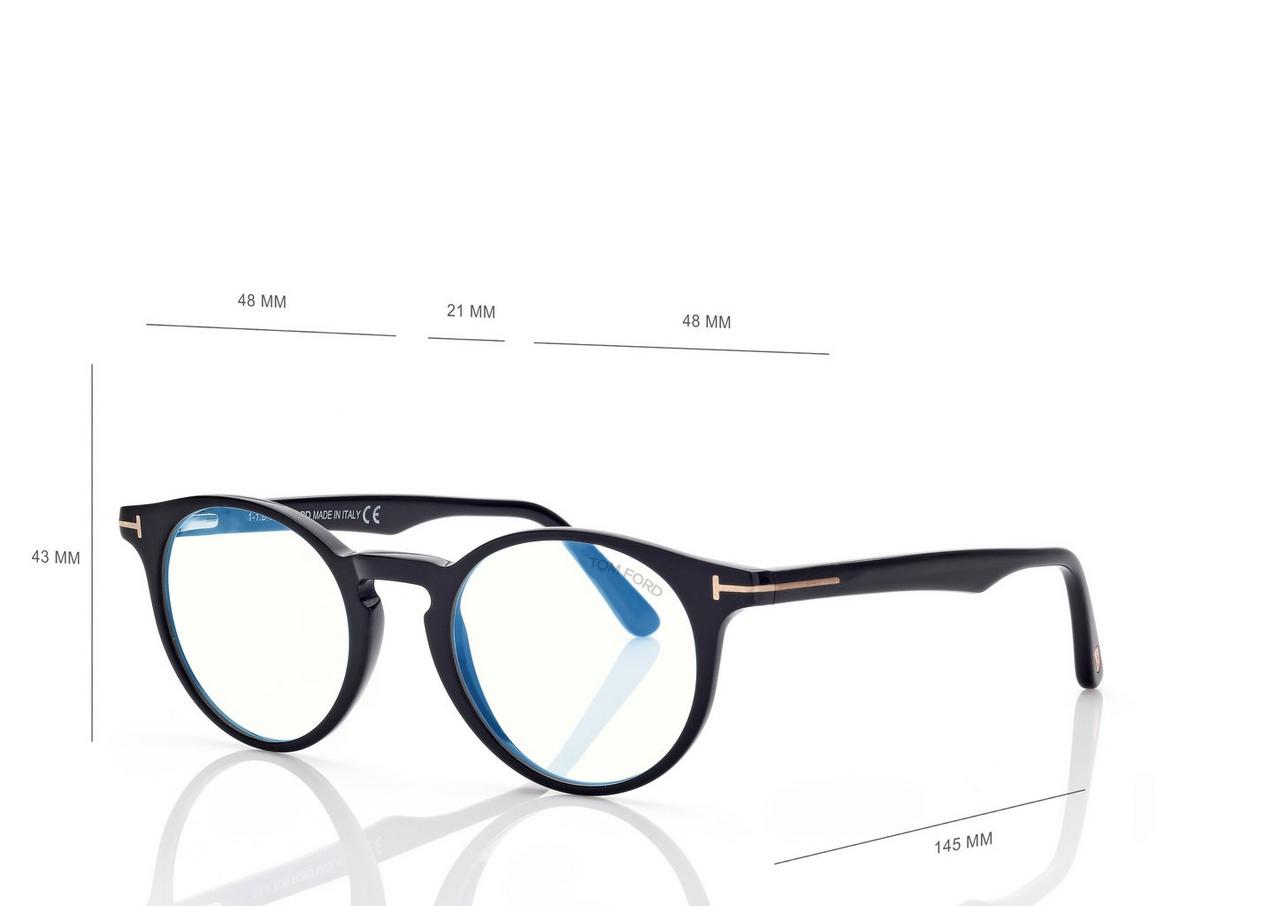 BLUE BLOCK ROUND OPTICALS image number 3