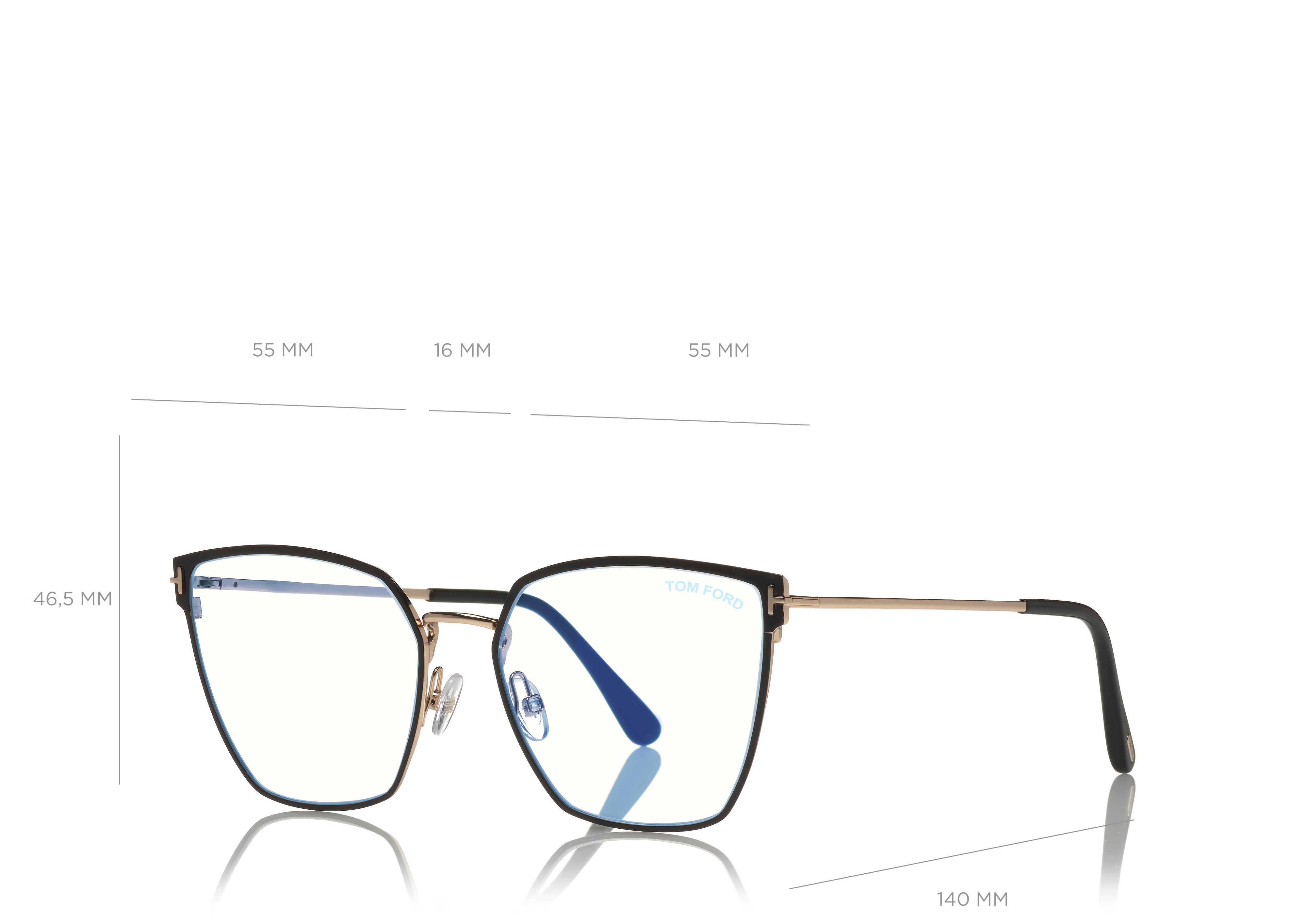 フォクシー ルネ アナイ エムズグレイシー トッカ エムプルミエ BLUE BLOCK SOFT SQUARE OPTICALS | TOM FORD Fashion