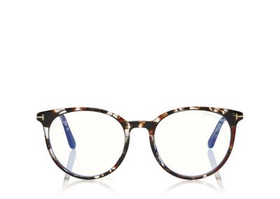 BLUE BLOCK SOFT ROUND OPTICALS image number 0