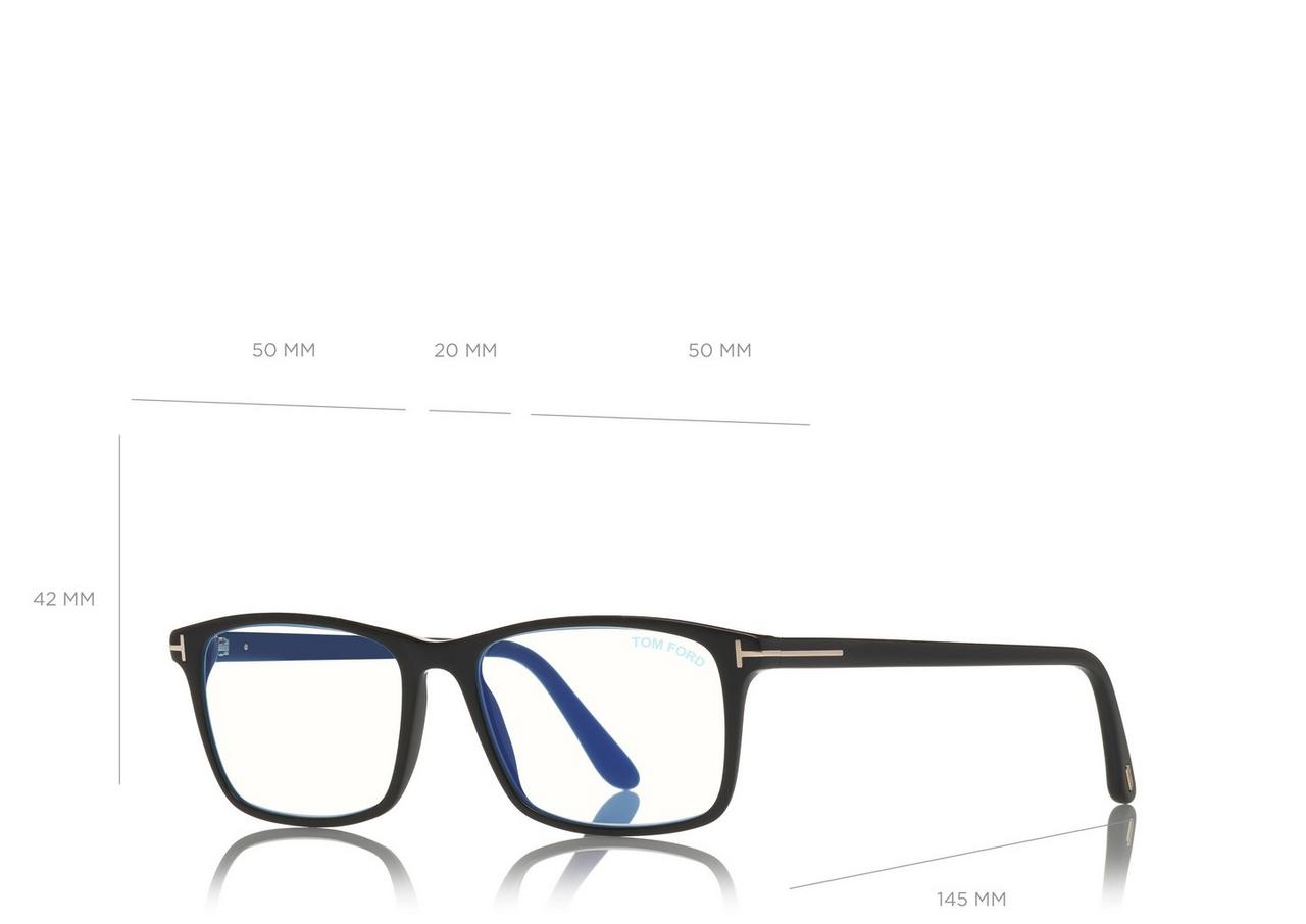 BLUE BLOCK SOFT SQUARE OPTICALS image number 3