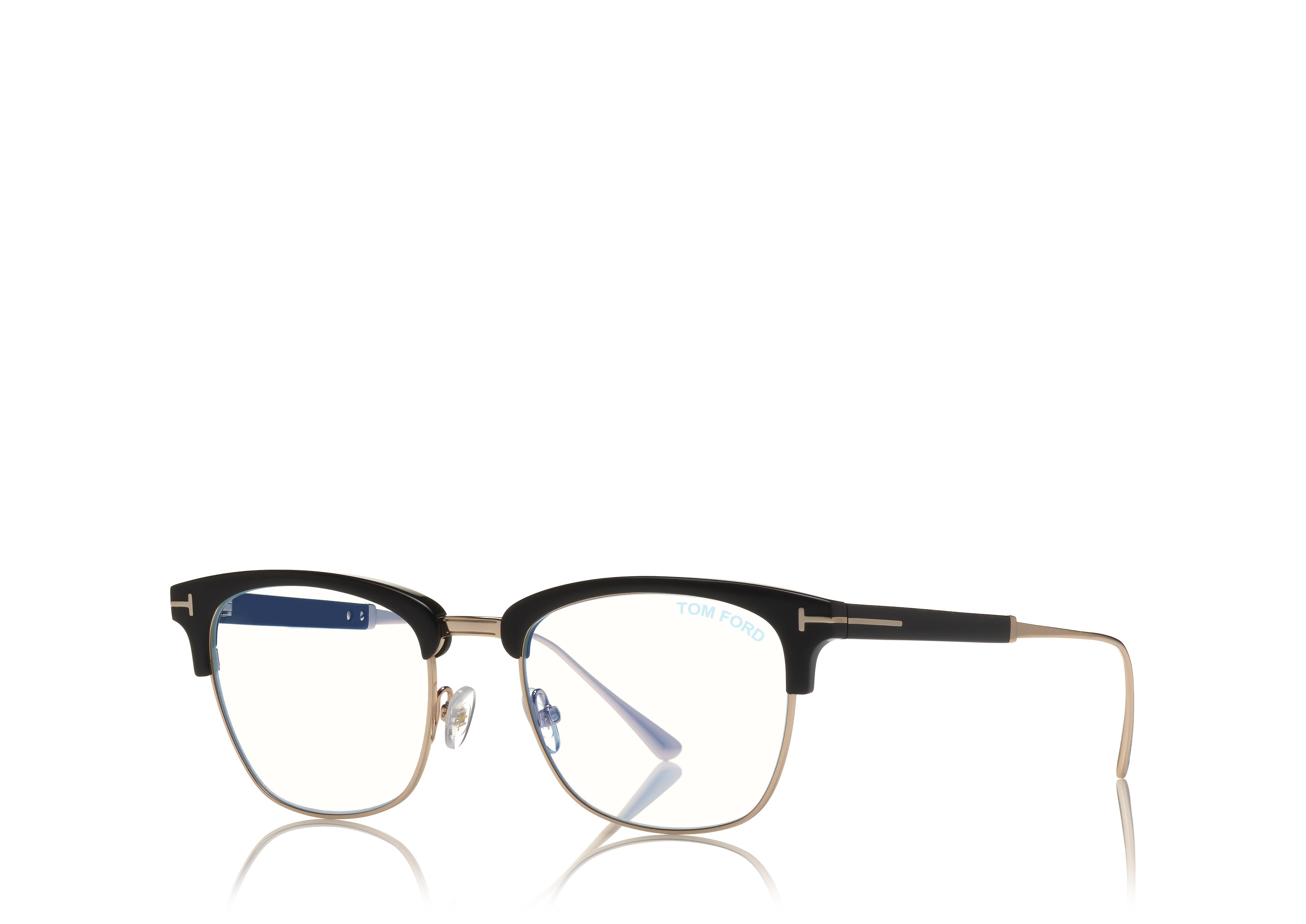 BLUE BLOCK BROWLINE OPTICALS | TOM FORD Fashion