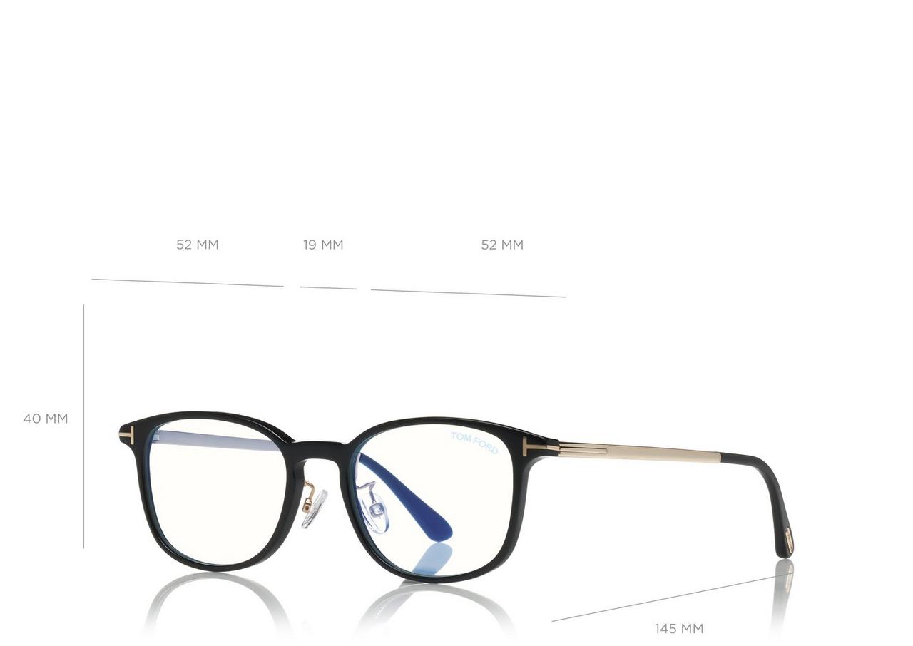BLUE BLOCK SOFT SQUARE OPTICALS | TOM FORD Fashion