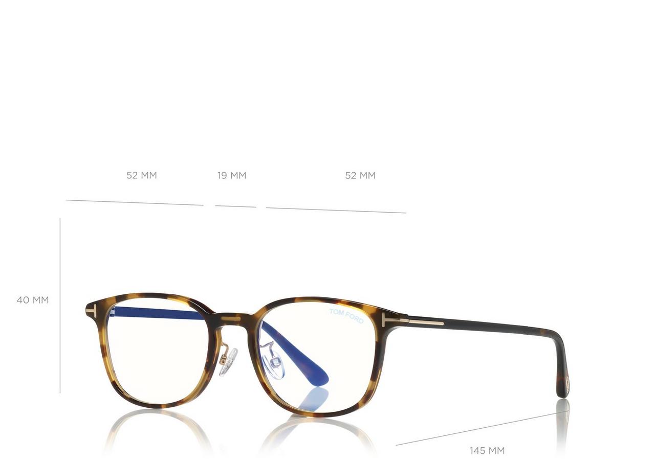 BLUE BLOCK SOFT SQUARE OPTICALS image number 3