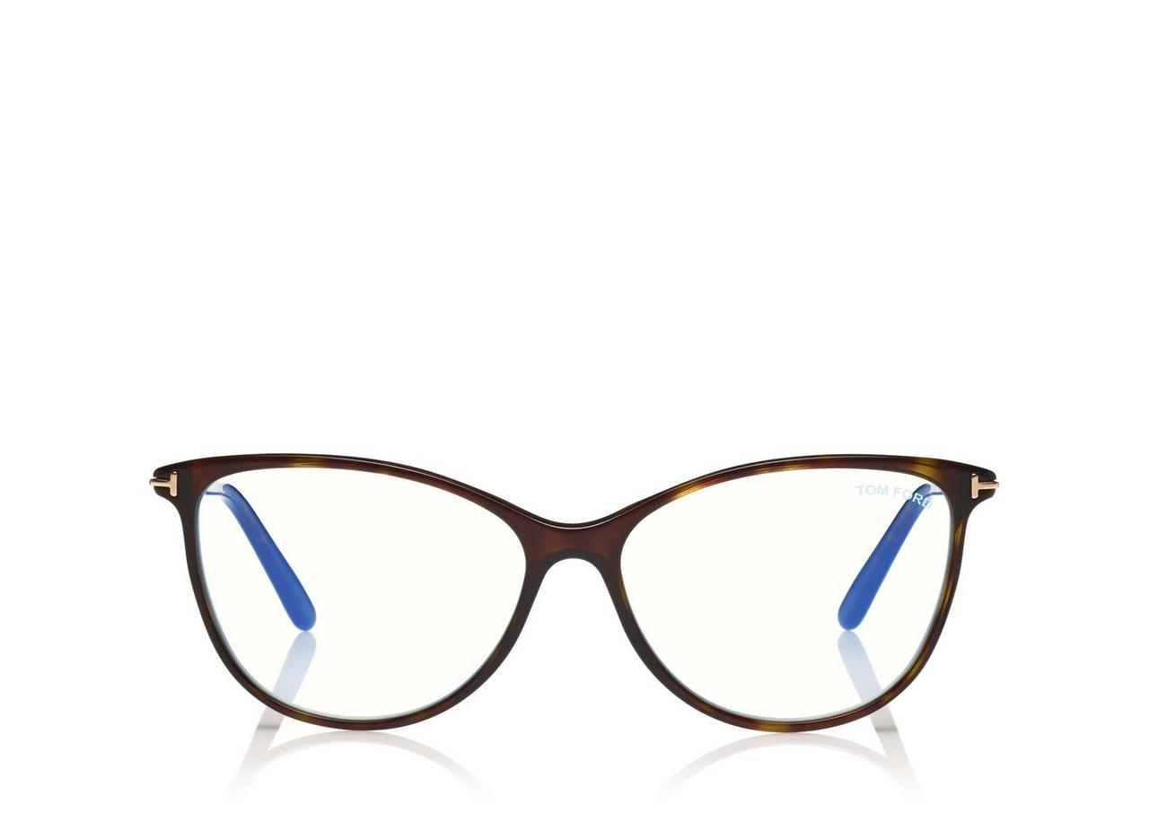 BLUE BLOCK SOFT ROUND OPTICALS image number 0