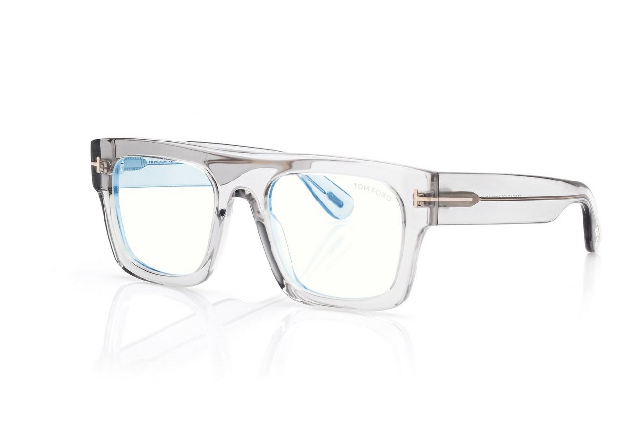TOM FORD OM GREY BLUE BLOCK FAUSTO OPTICALS