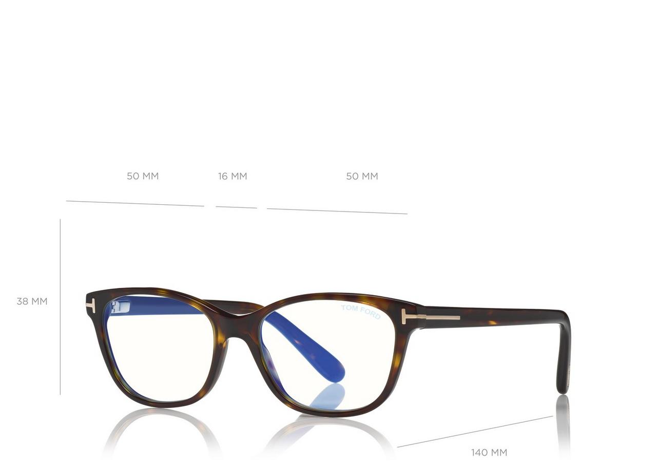 BLUE BLOCK SOFT SQUARE OPTICALS image number 3