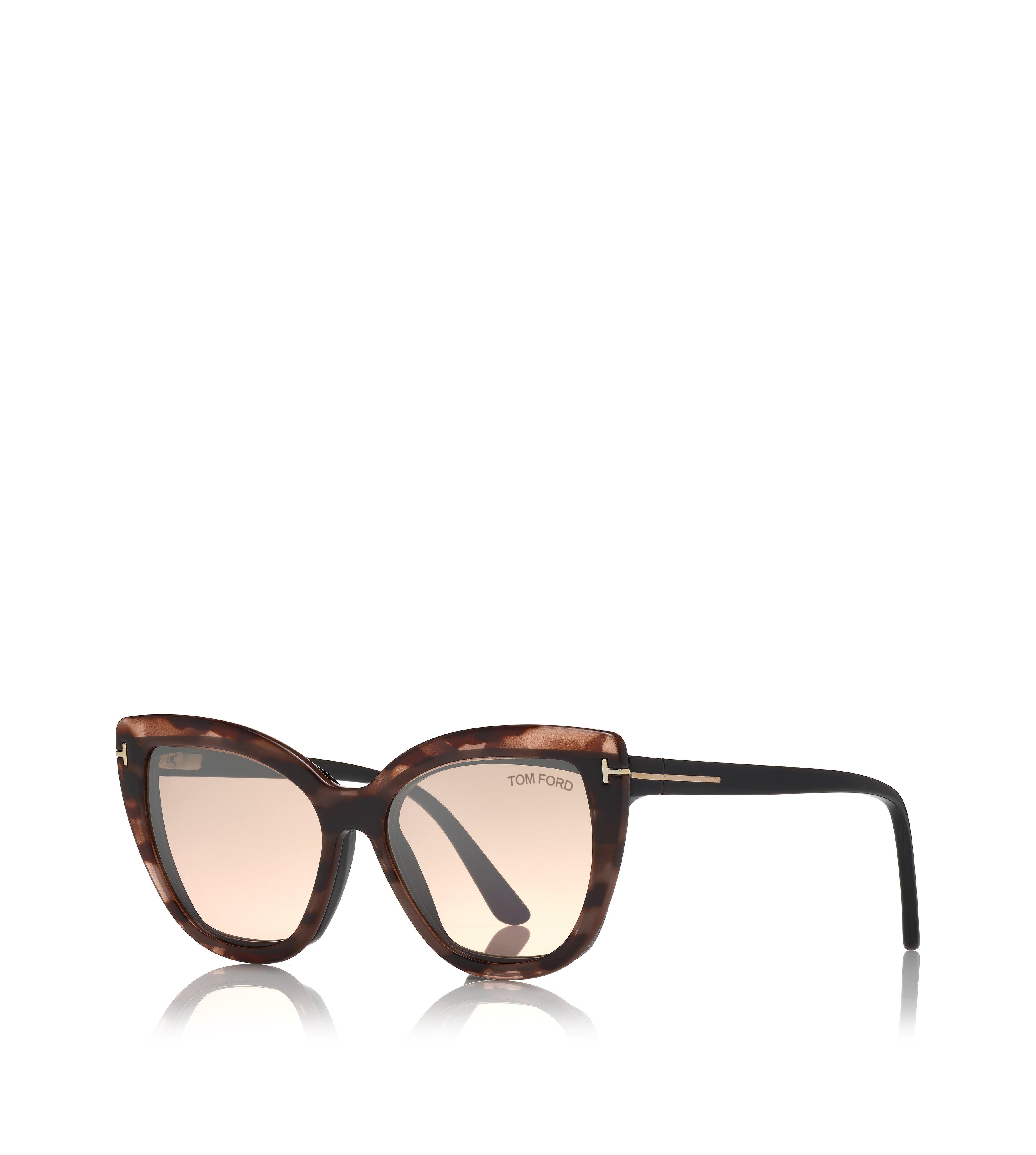 DOUBLE CLIP ON BLUE BLOCK OPTICALS