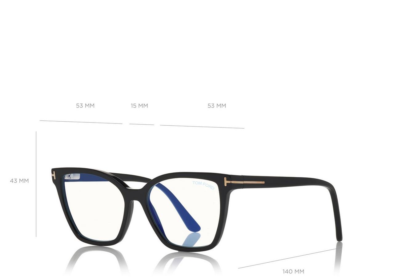 DOUBLE CLIP ON BLUE BLOCK OPTICALS