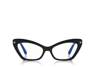 DOUBLE CLIP ON BLUE BLOCK CAT EYE OPTICALS image number 1
