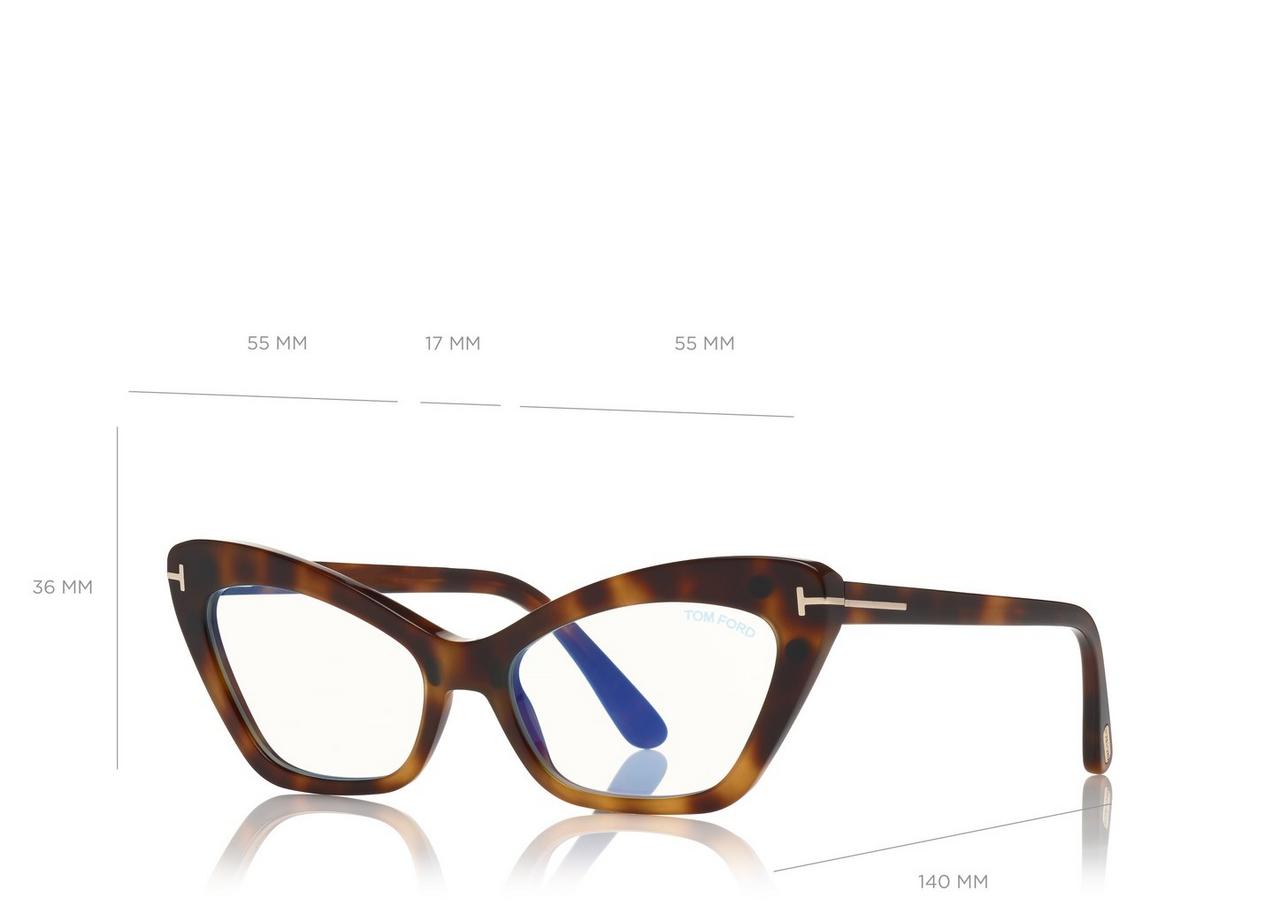 Double clip on hot sale blue block opticals