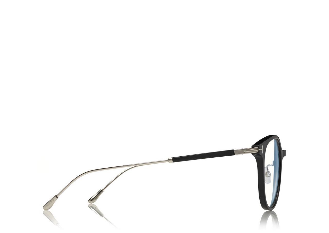 TOMFORD フツカットハンツ PAW584FAX1216 AW040 BLUE BLOCK SOFT ROUND OPTICALS | Tom Ford Fashion